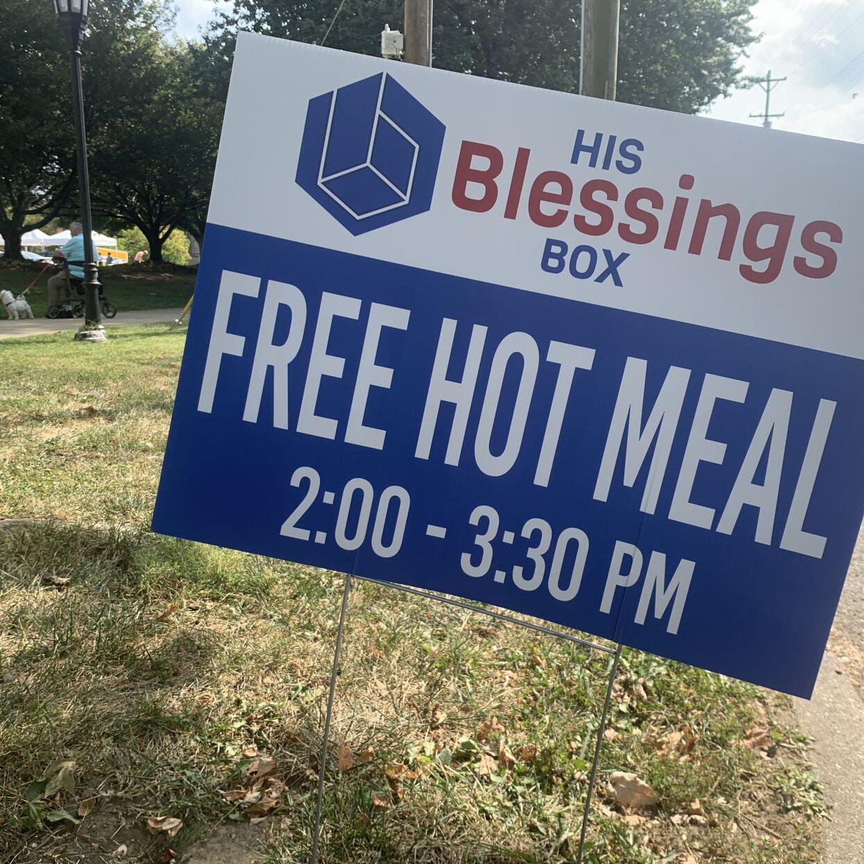 Signage for His Blessings Box.JPG